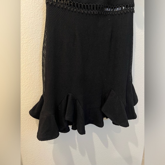 Hello Molly ruffle net black dress - Picture 6 of 10